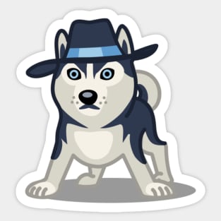 Funny Siberian Husky - Dog Gifts for Husky Dog Lovers Sticker